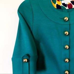 lovely shoshanna shift dress teal size 0 xs 🌸